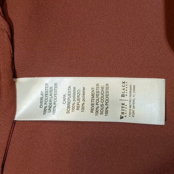 WHBM Convertible Layered Blouse Camisole in Cinnamon / Tank / Shell; Size XXS - Picture 11 of 16